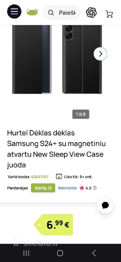Hurtel dėklas Samsung Galaxy S24+ - nuotraukos Nr. 3