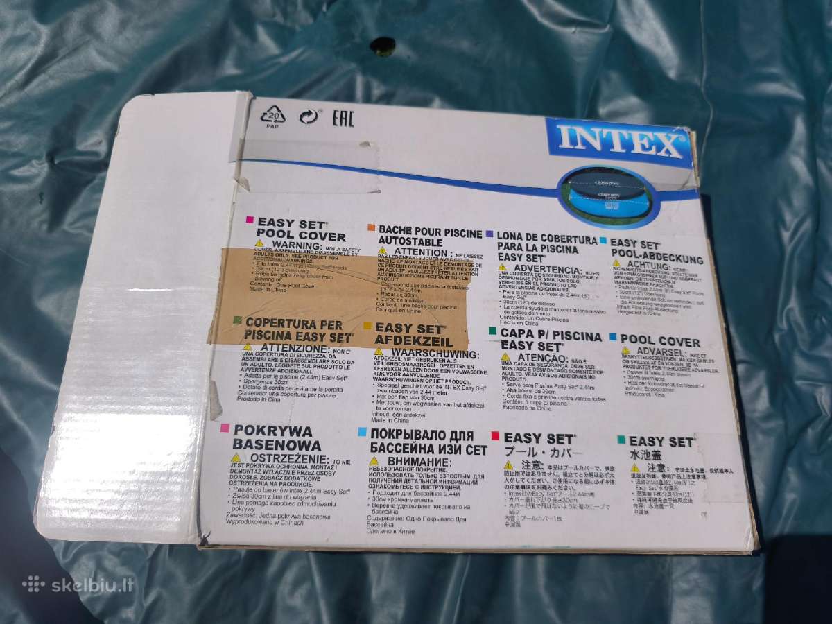 Intex baseino uždangalas nuo šiukšlių 244, 221 cm - nuotraukos Nr. 5