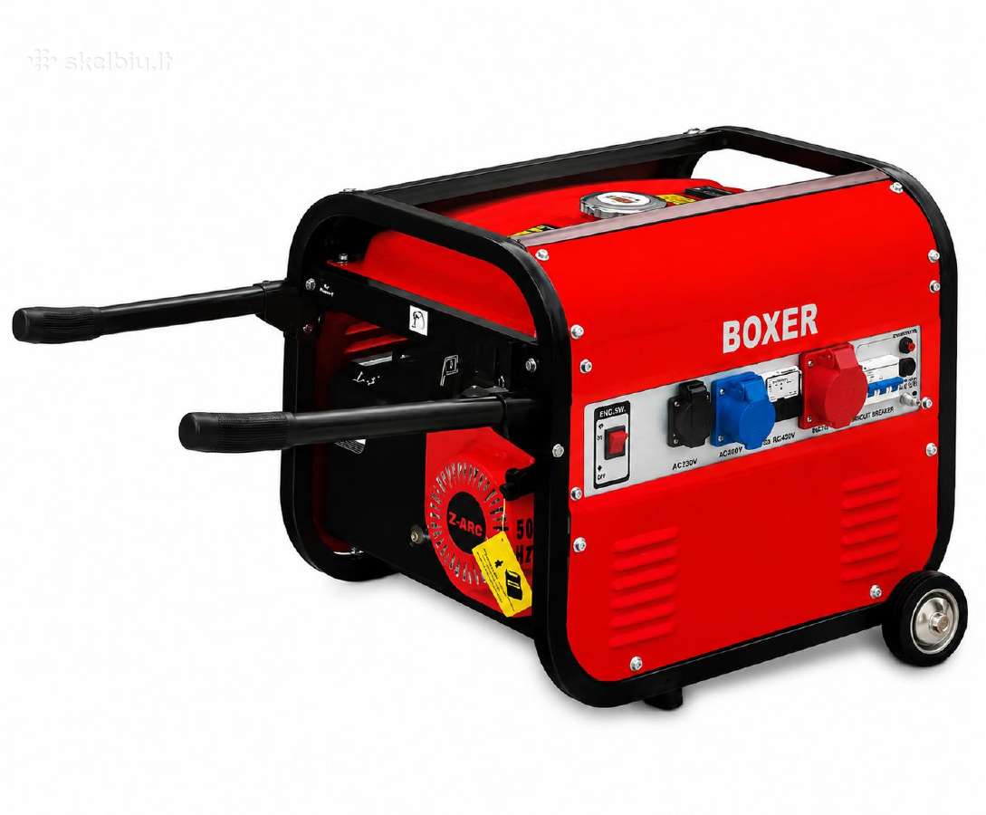 Benzinis elektros generatorius 1500w - nuotraukos Nr. 8