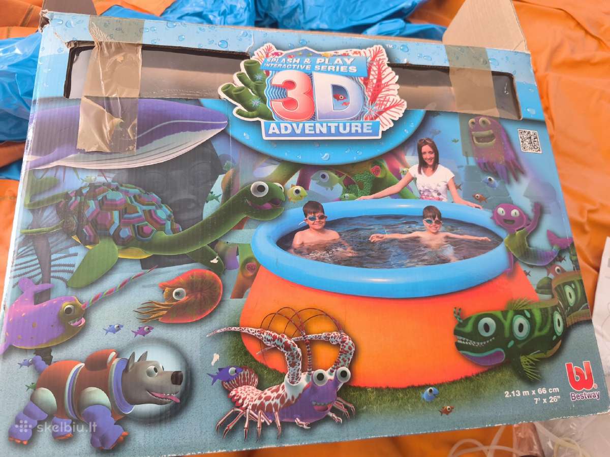 Didelis Bestway 3D baseinas su 3D akiniais 2.13 m