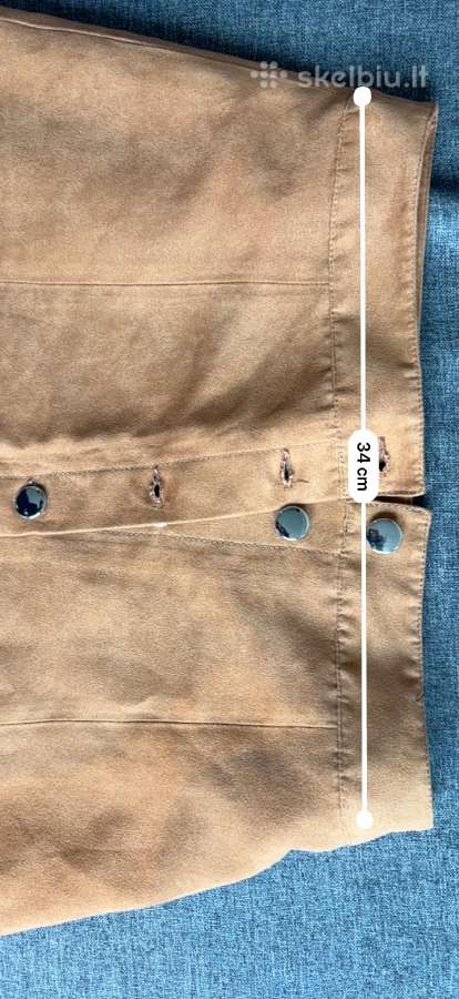 Moteriškas H&m kokybės oranžinis sijonas - nuotraukos Nr. 5