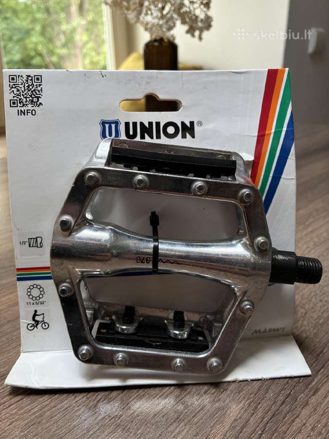 Nauji Union Sp-102 dviračio pedalai, sriegis 1/2