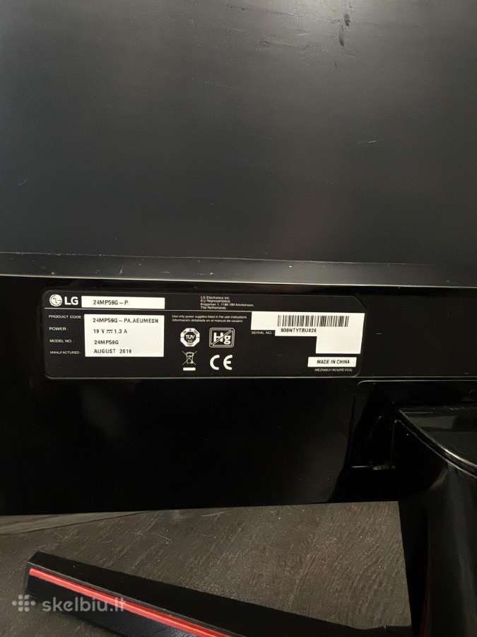 LG 24mp59g monitorius - nuotraukos Nr. 4