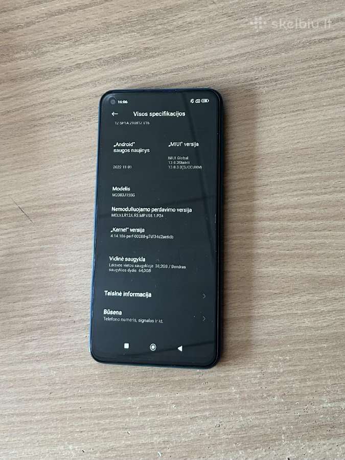 Tvarkingas, pilnai veikiantis Xiaomi Redmi Note 9 - nuotraukos Nr. 19