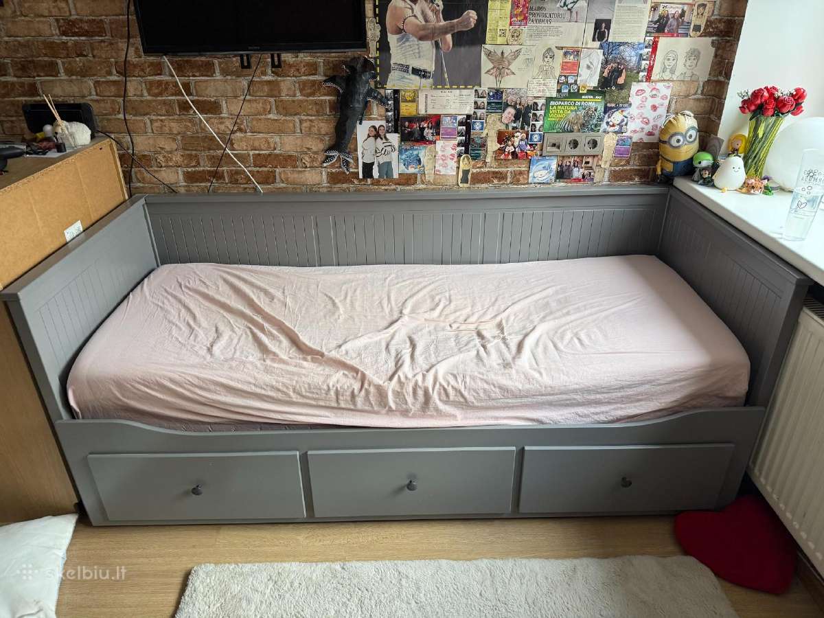 Ištraukiama Ikea lova