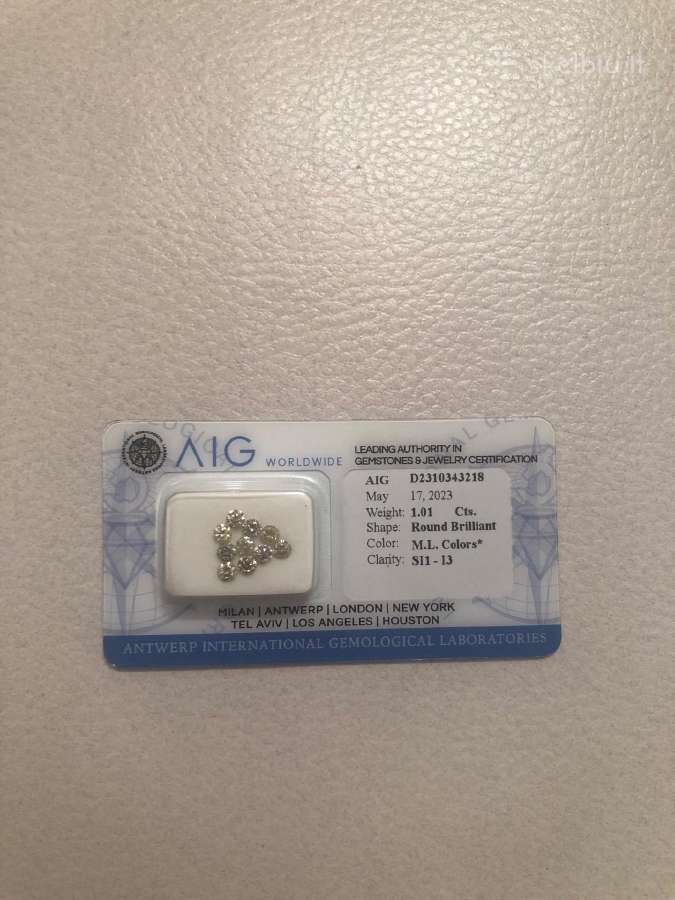 Žydri briliantai investicijai, juvelyrikai (4ct) - nuotraukos Nr. 27