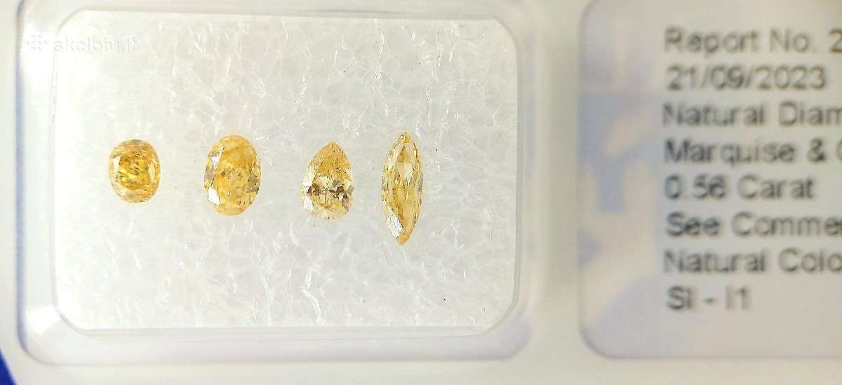 Žydri briliantai investicijai, juvelyrikai (4ct) - nuotraukos Nr. 29