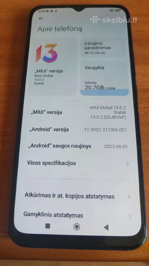 Xiaomi mi 10 lite