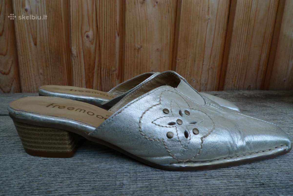 Zeno natūralios odos basutės - šlepetės ir kt. - nuotraukos Nr. 6