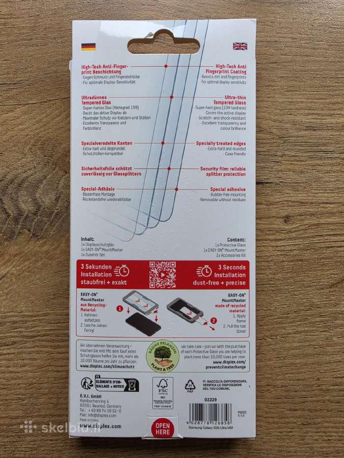 S26 ultra apsauginis dėkliukas Displex - nuotraukos Nr. 2