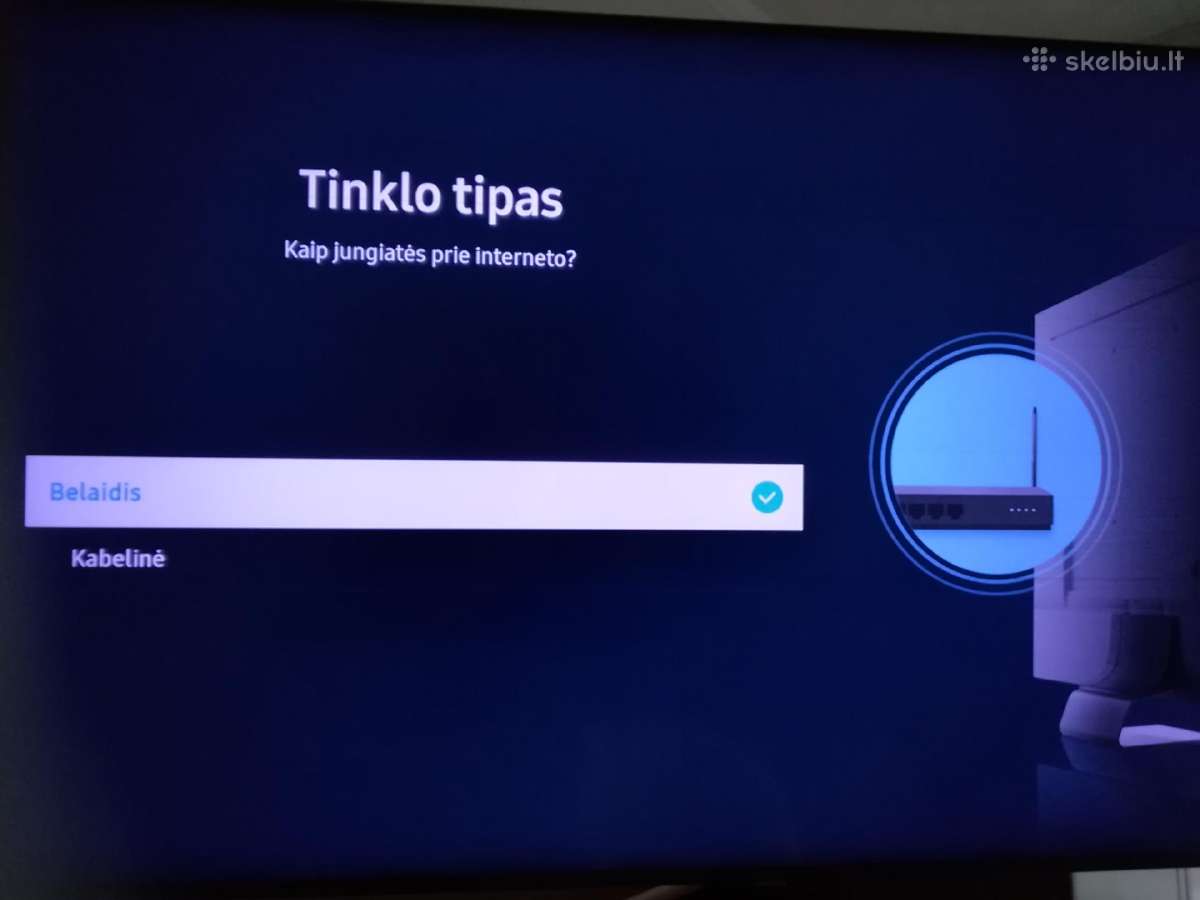 Samsung 127cm 4k Smart TV Youtube, Netflix. Go3, - nuotraukos Nr. 4