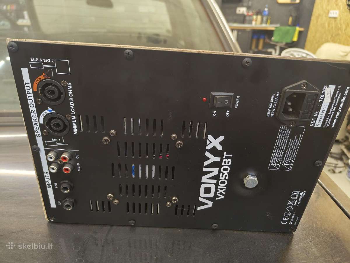 Vonyx 1150w stiprintuvas - nuotraukos Nr. 3