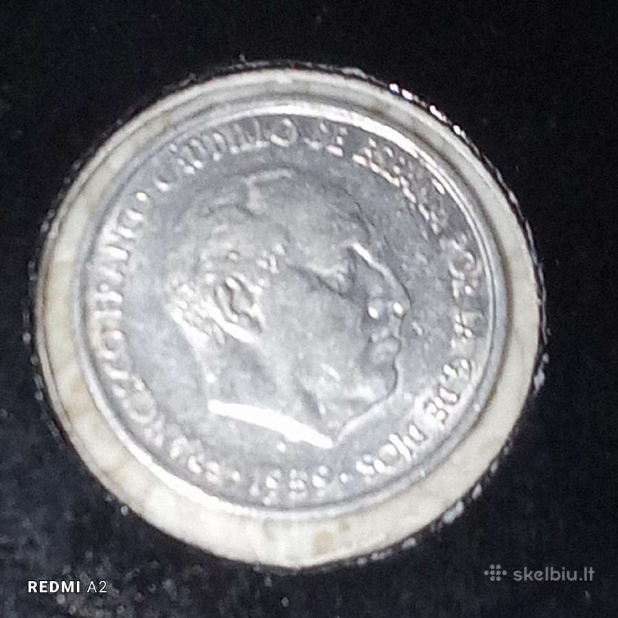 Ispanija 10 sentavų 1959