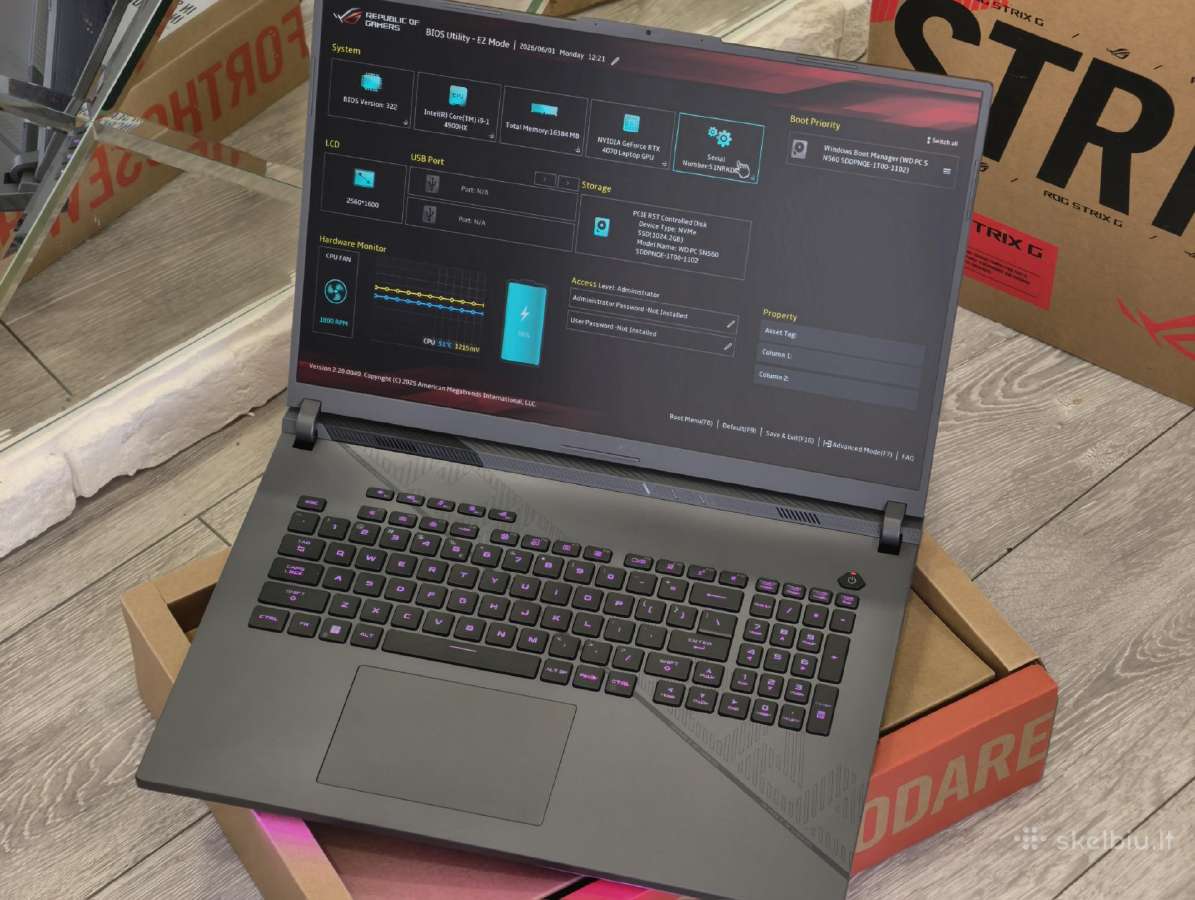 Rog Strix G18 [i9, Rtx 4070, 16 GB, 1 TB] - nuotraukos Nr. 2