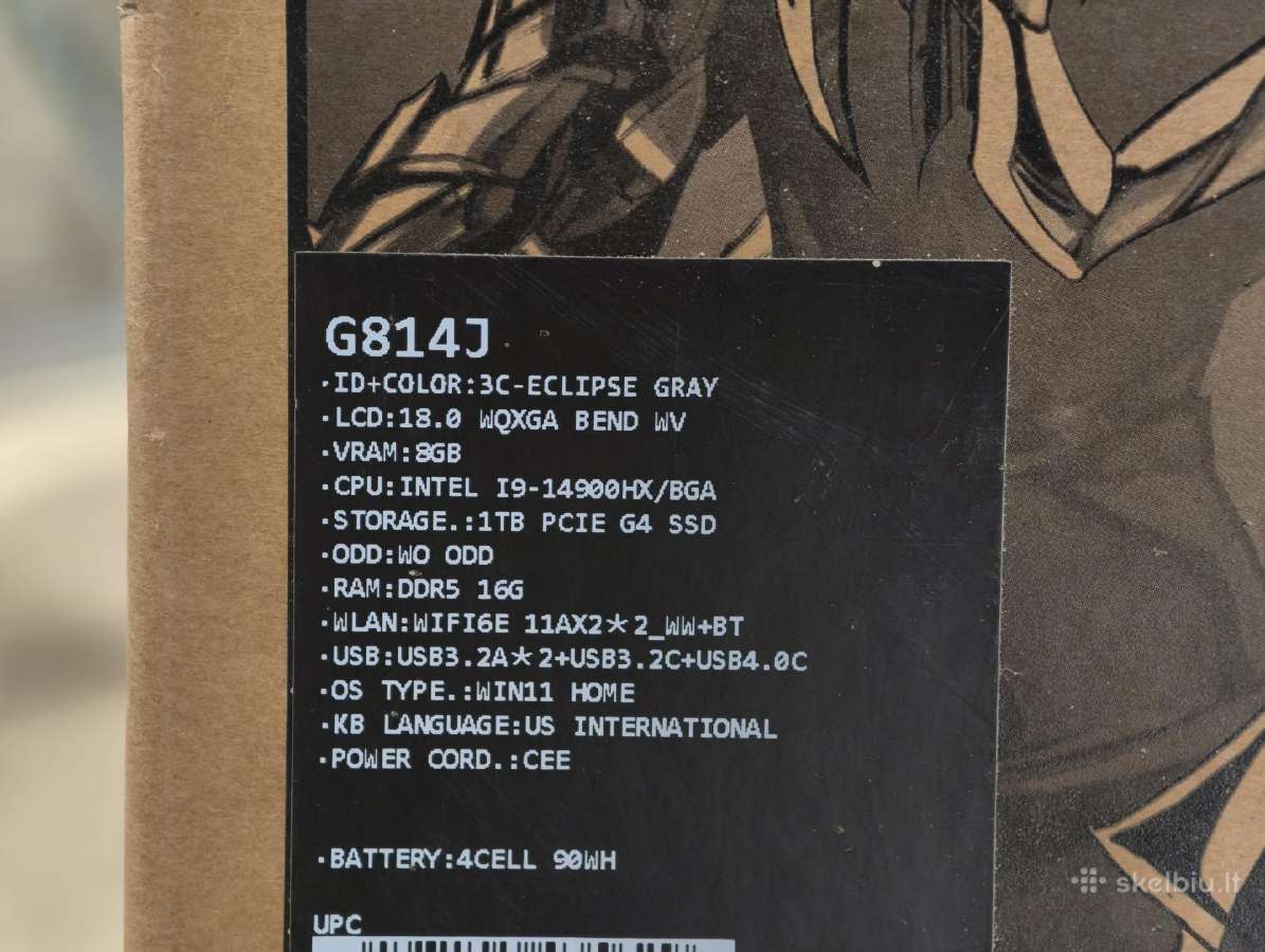 Rog Strix G18 [i9, Rtx 4070, 16 GB, 1 TB] - nuotraukos Nr. 6