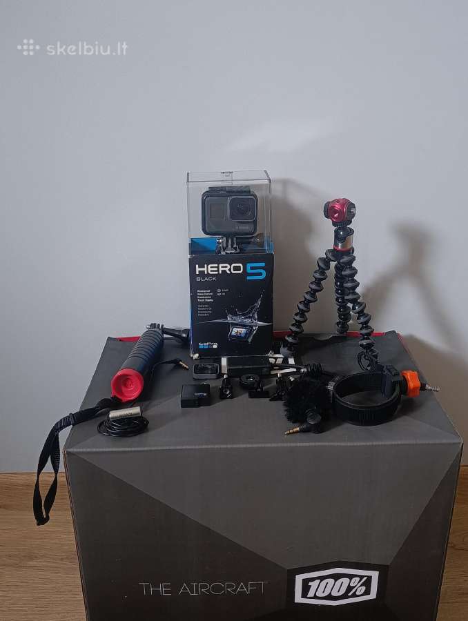 Parduodu go pro hero 5 black su priedais