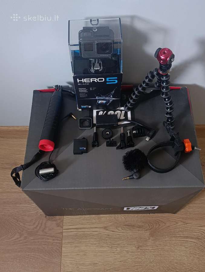 Parduodu go pro hero 5 black su priedais - nuotraukos Nr. 2