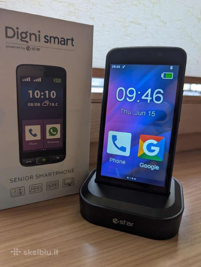 Naujas eSTAR digni smart senjoro telefonas - nuotraukos Nr. 2