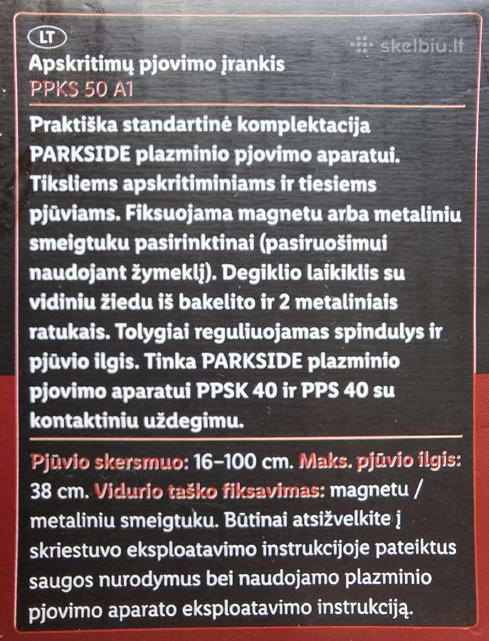 Apskritimų pjovimo įrankis - nuotraukos Nr. 4