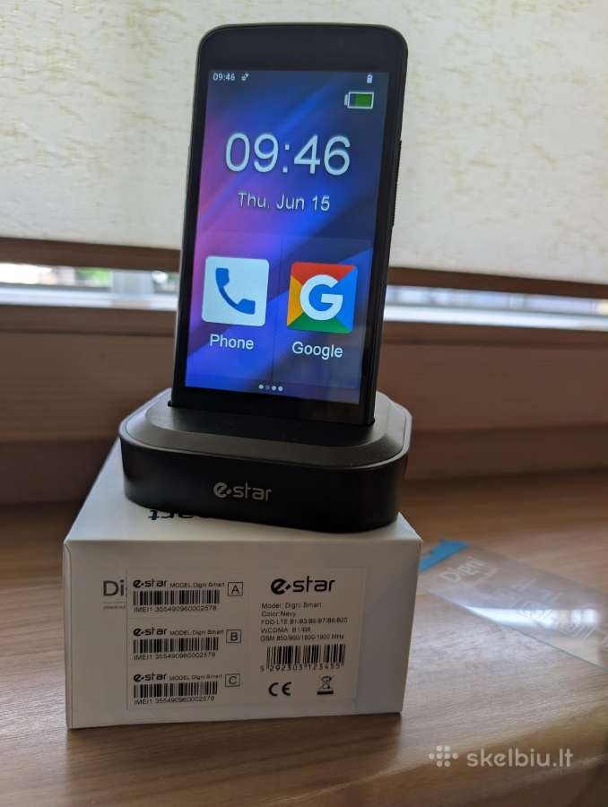 Naujas eSTAR digni smart senjoro telefonas - nuotraukos Nr. 4