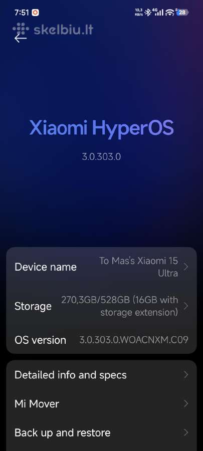 Xiaomi 15 ultra naudotas - nuotraukos Nr. 17