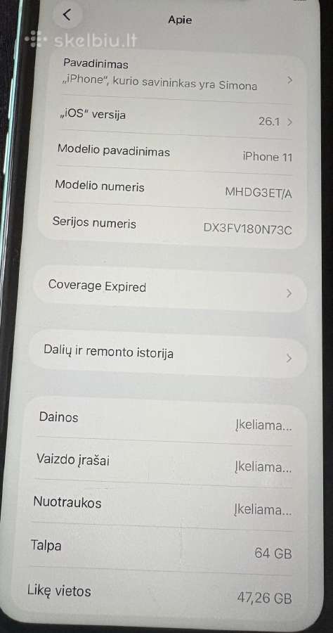 Telefonas iPhone 11 - nuotraukos Nr. 5