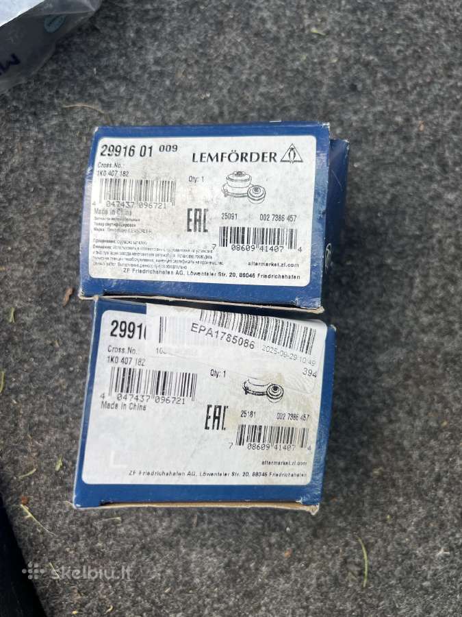 Auto Sailenblokai, įvorės,