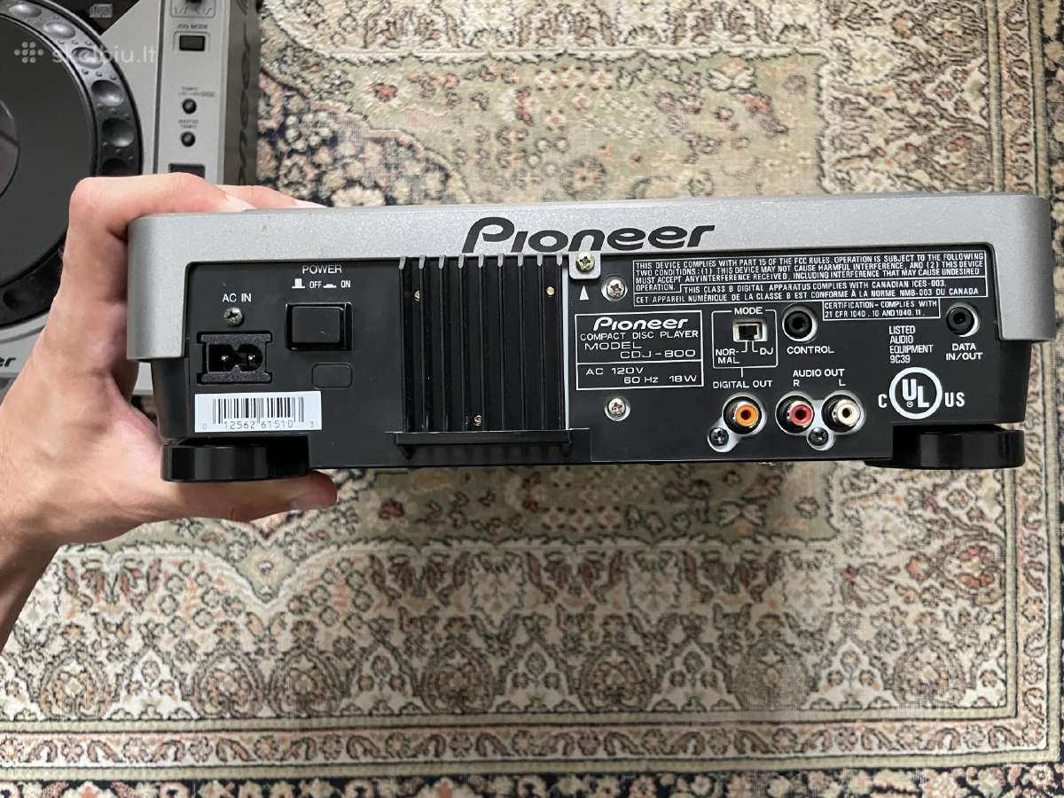 2 Pioneer Cdj 800 grotuvai - nuotraukos Nr. 3