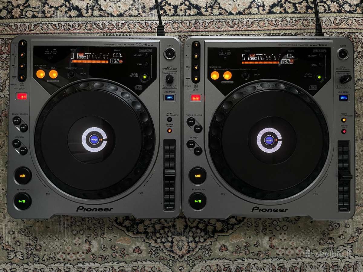 2 Pioneer Cdj 800 grotuvai - nuotraukos Nr. 2