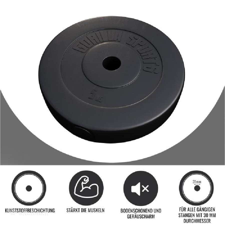 Svarmenys Gorilla Sports, 4x5 kg - nuotraukos Nr. 4