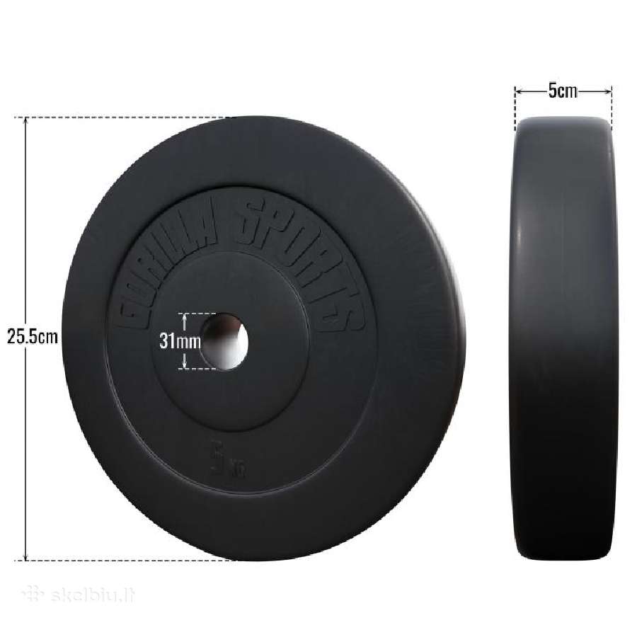 Svarmenys Gorilla Sports, 4x5 kg