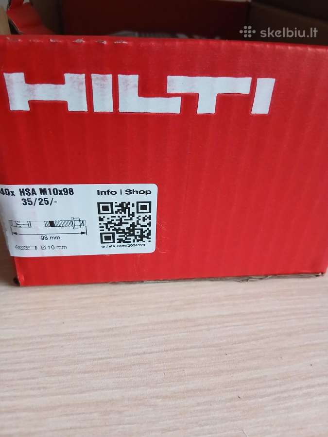 Hilti betono ankeriai