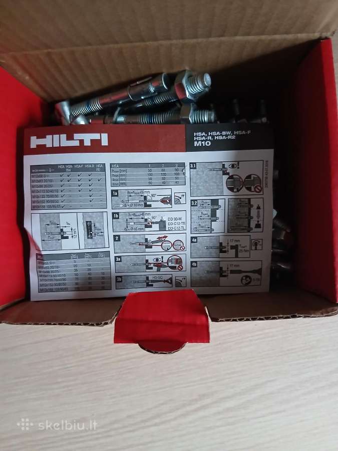 Hilti betono ankeriai - nuotraukos Nr. 2