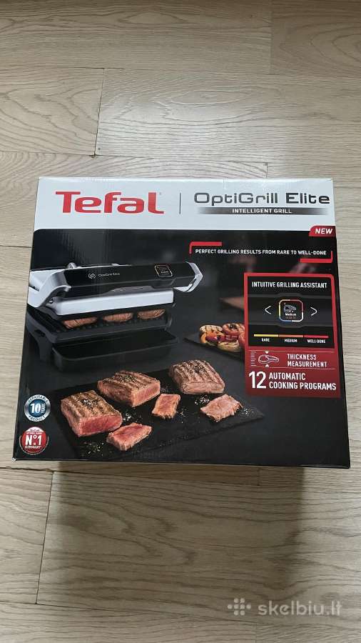 Parduodu Tefal Optigrill Elite išmanią kepsninę