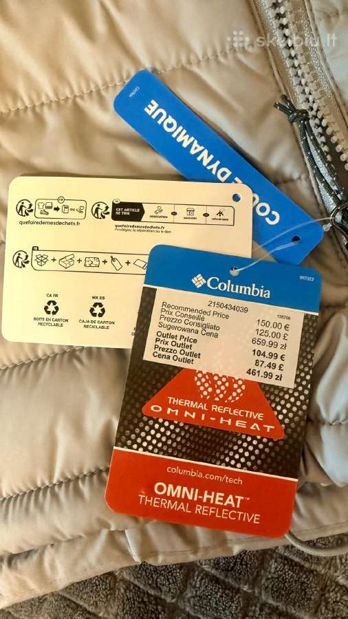 Columbia termo striukė M/50 dydis nauja originali - nuotraukos Nr. 4