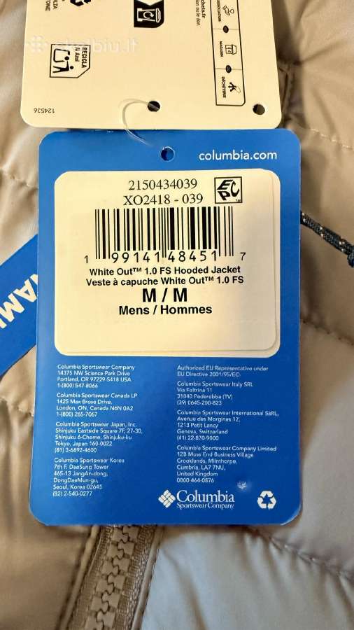 Columbia termo striukė M/50 dydis nauja originali - nuotraukos Nr. 6