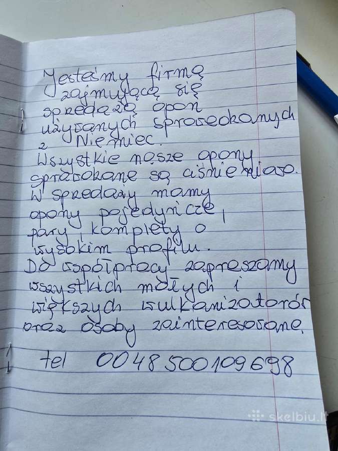 Naudotos padangos – pavienės, poromis arba komplek - nuotraukos Nr. 2