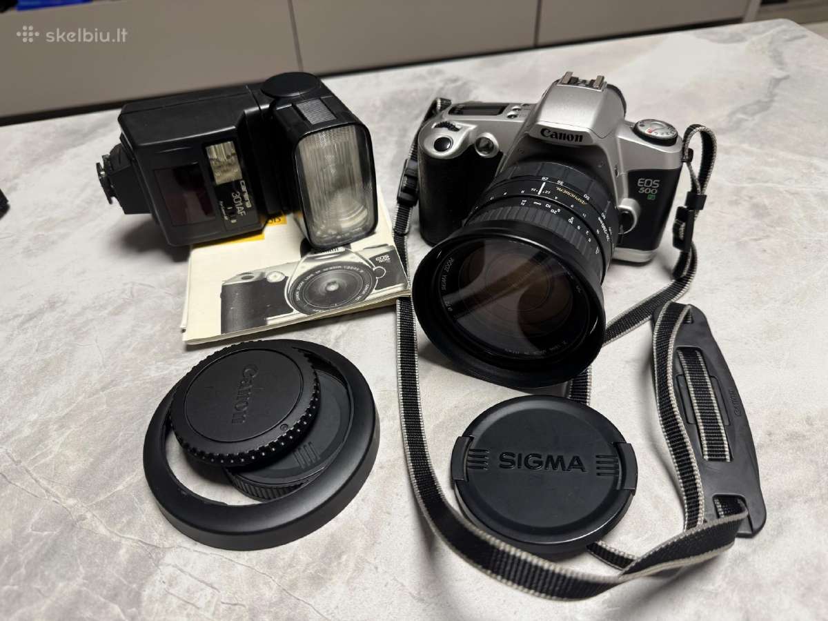 Canon EOS 500n + Sigma 28–80mm + Carena 301af