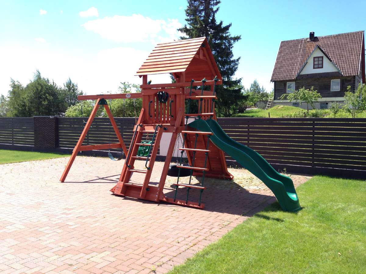 Vaikų žaidimo aikštelės laukui Woodlit kedras - nuotraukos Nr. 7