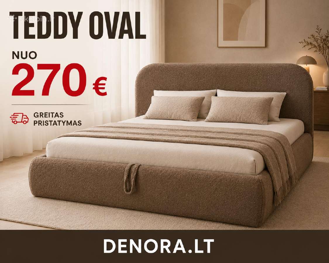 Moderni dvigulė lova. Greitas Pristatymas