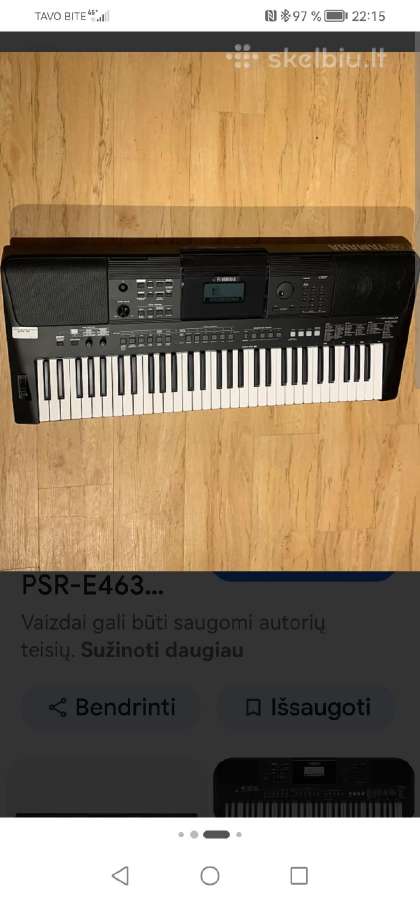 Parduodu. Psr463 Yamaha sintizatoriu.