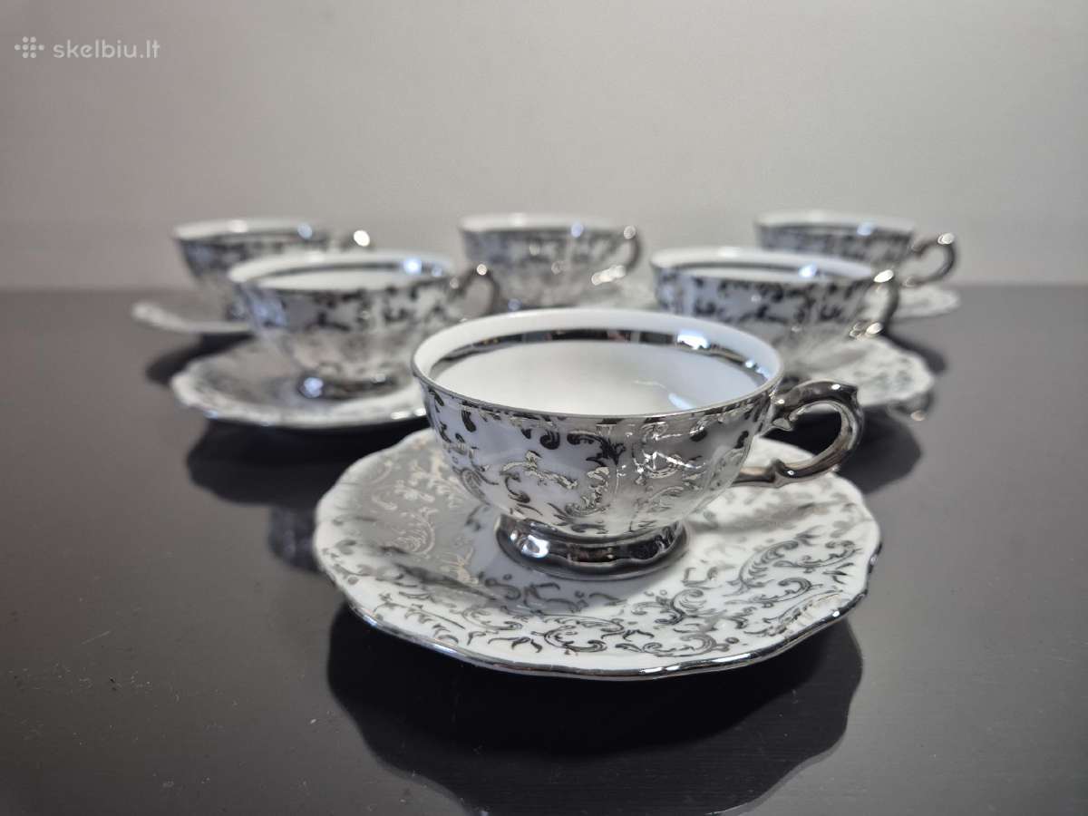 Porcelianiniai espresso puodeliai