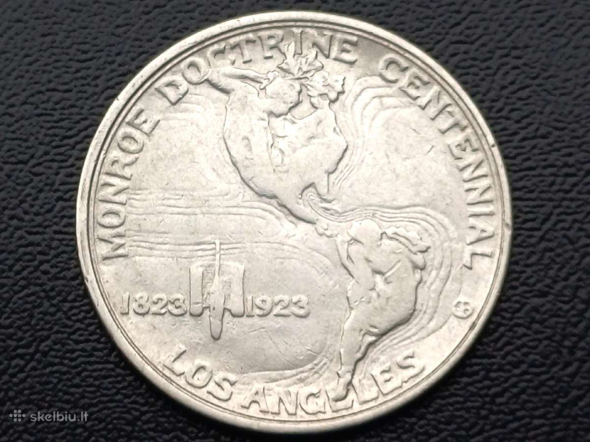 Puse dolerio 1923m. JAV sidabras 900