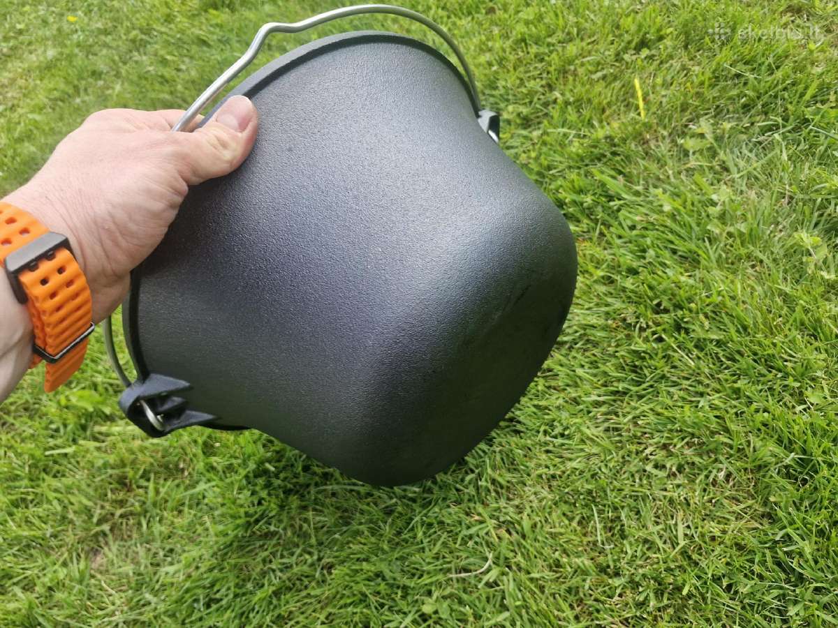 Turistinis ketaus kazanas puodas 5.0, 7.2, 10,8 l - nuotraukos Nr. 17