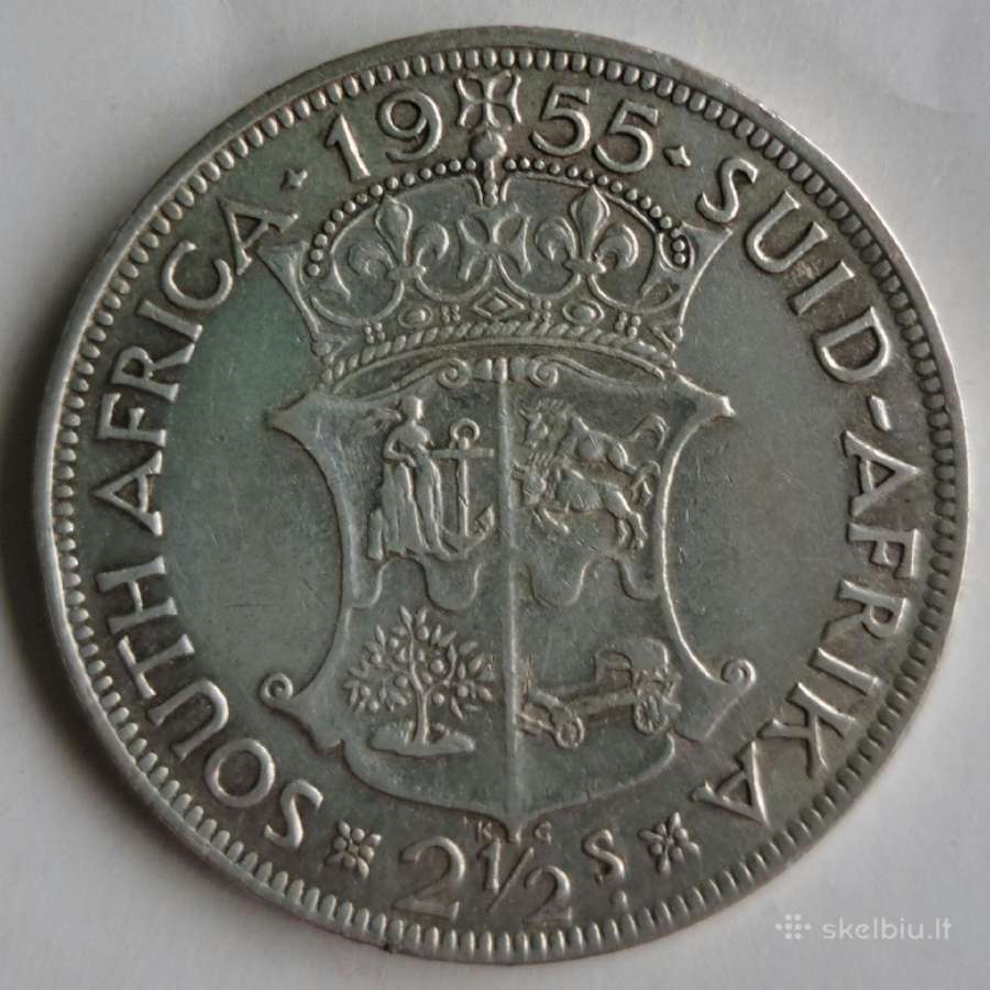 1955 Pietų Afrika 2,5 šilingo