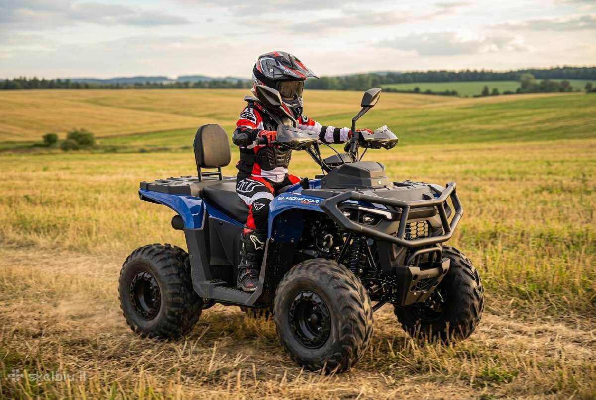 Vaikiškas keturratis Asix Gladiator 110cc