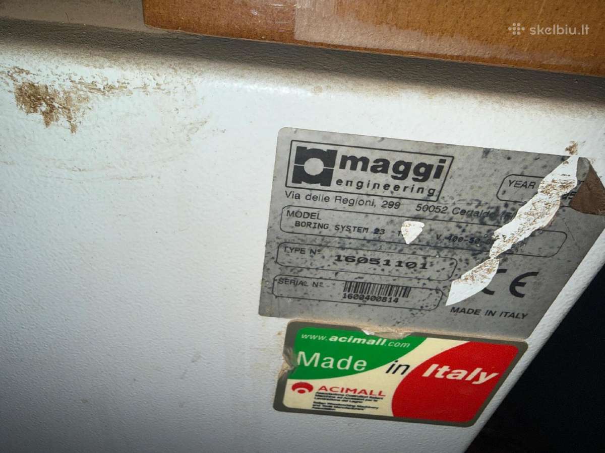 Daugiašpindelines gręžimo stakles