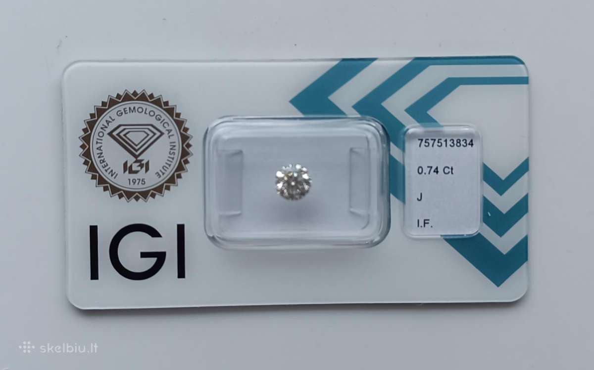 Ypatingo skaidrumo natūralus 1.04 ct briliantas - nuotraukos Nr. 4