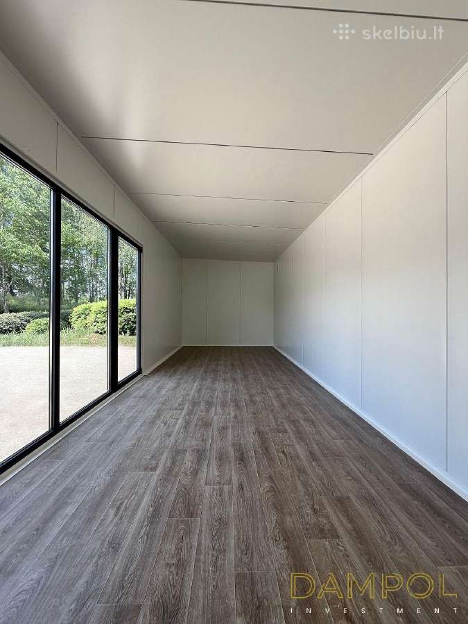 Modernus biuro modulis 24 m² Paruoštas išvežimui - nuotraukos Nr. 6