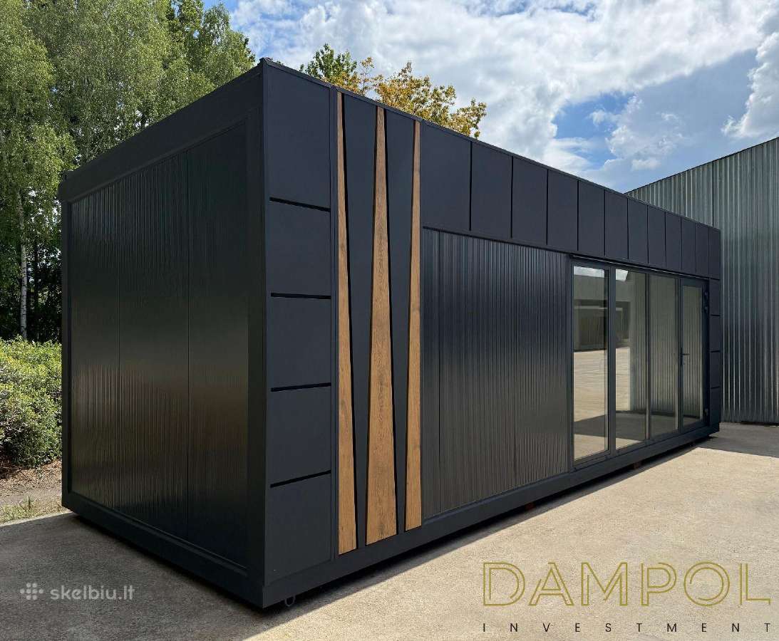 Modernus biuro modulis 24 m² Paruoštas išvežimui - nuotraukos Nr. 3